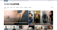Desktop Screenshot of kurusdancantik.com